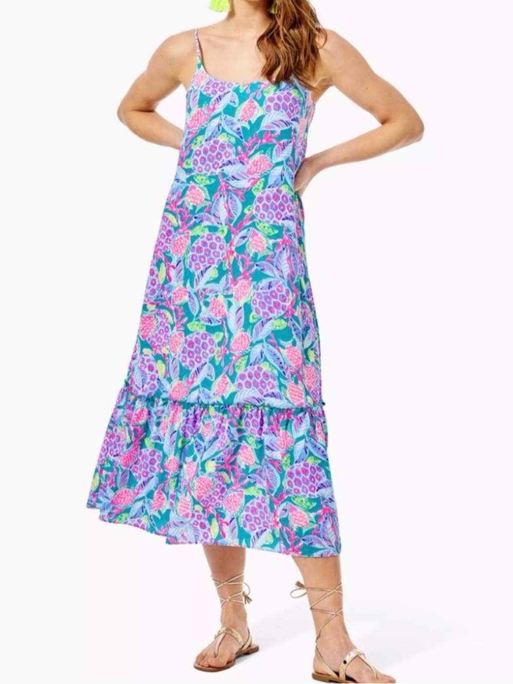 Lilly Pulitzer Winni Midi Dress - Size S